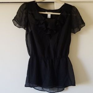 EUC WHBM 2 in 1 ruffle top